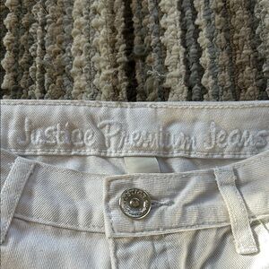 Justice Premium Cream Jeans